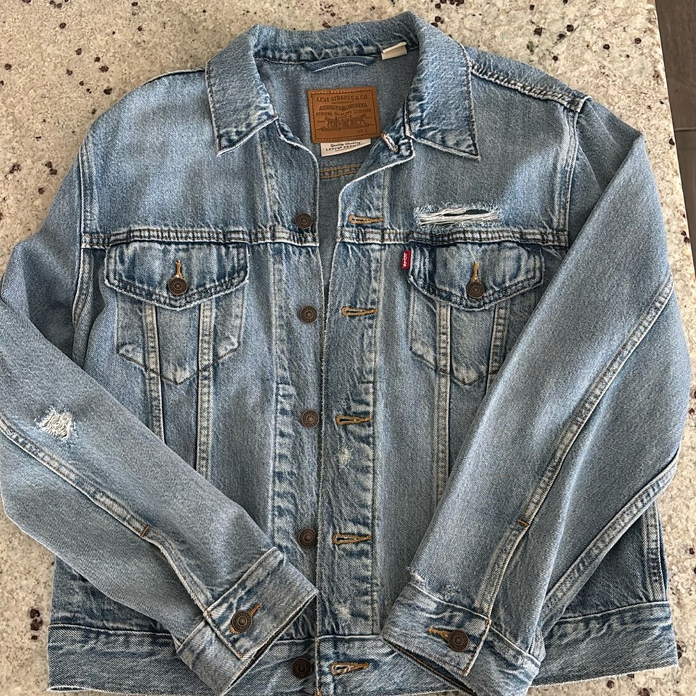 Levi’s Premium Trucker Jean Jacket Large
